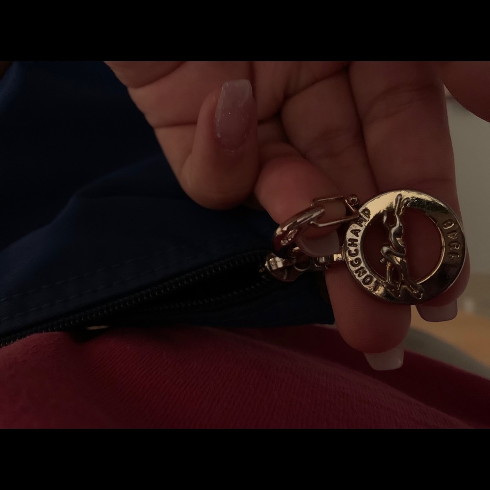 Authentic Le Pilage Longchamp Tote (blue) - Picture 4 of 4